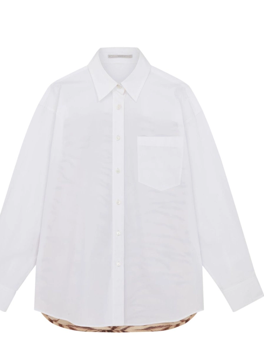 Cheap shirt McCartney silk Women tiger-print oversized Stella 0703